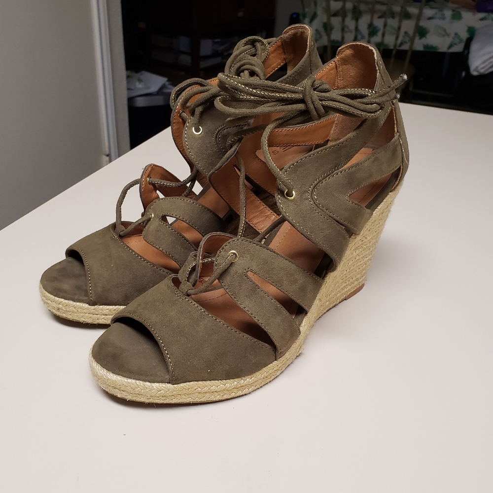 H&M cork sandals size 8 1/2 - Picture 2 of 9